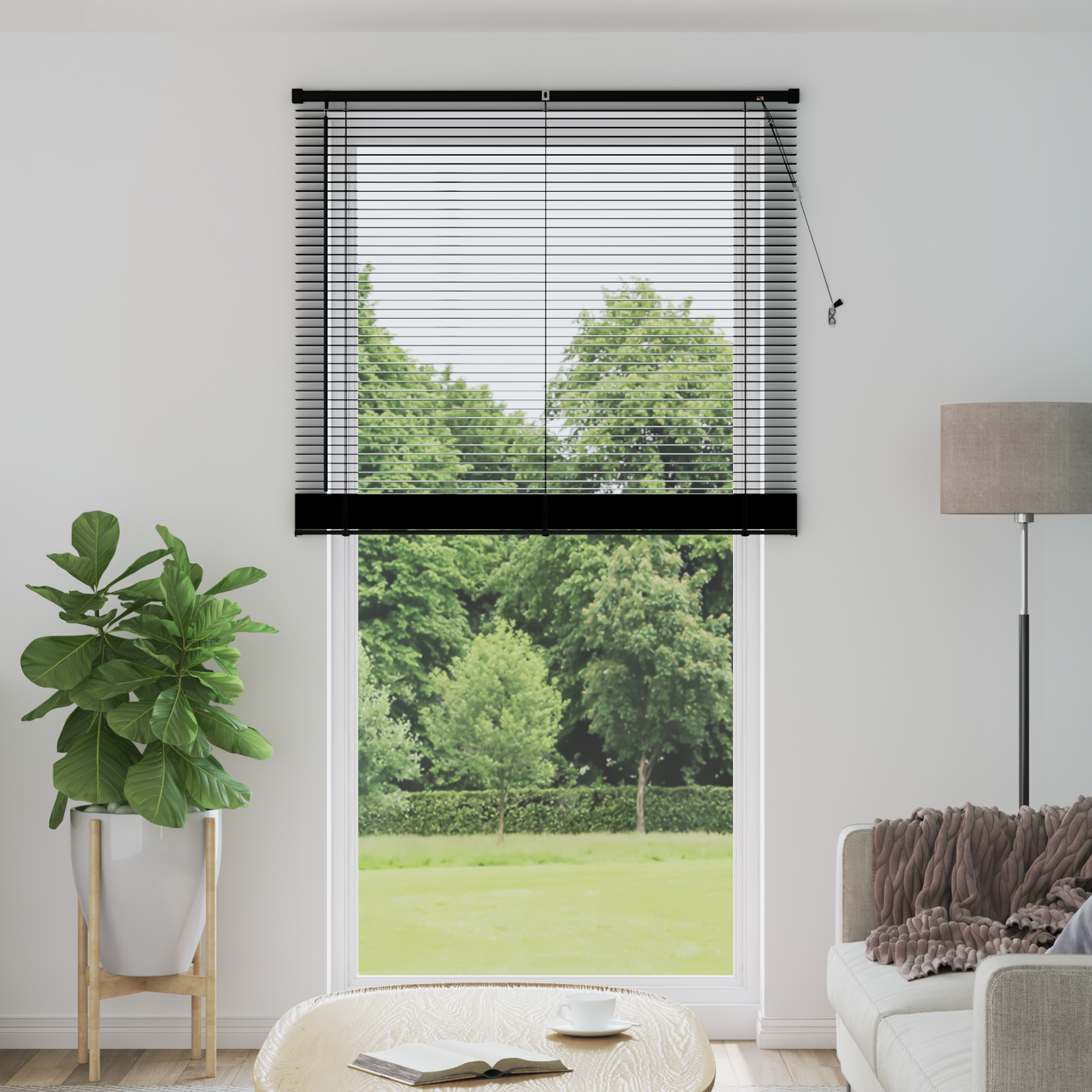 Zsaluzia Fekete 213 x 110 cm 25 mm PVC