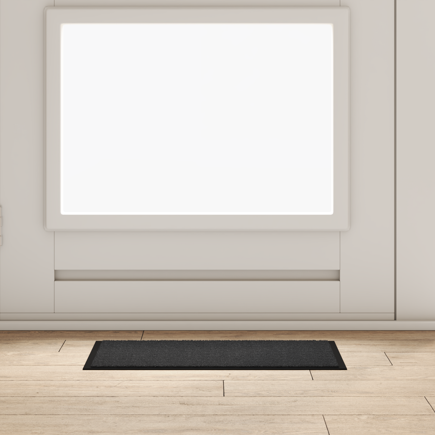 Ajtószőnyeg Antracit 60 x 40 x 1.2 cm Mackófleece