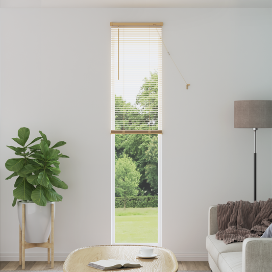 Zsaluzia Világos barna mintával 213 x 40 cm 25 mm PVC