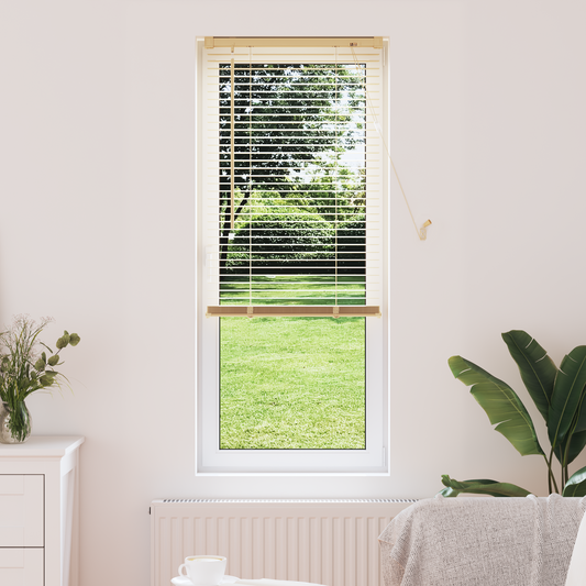 Zsaluzia Világos barna mintával 150 x 40 cm 25 mm PVC