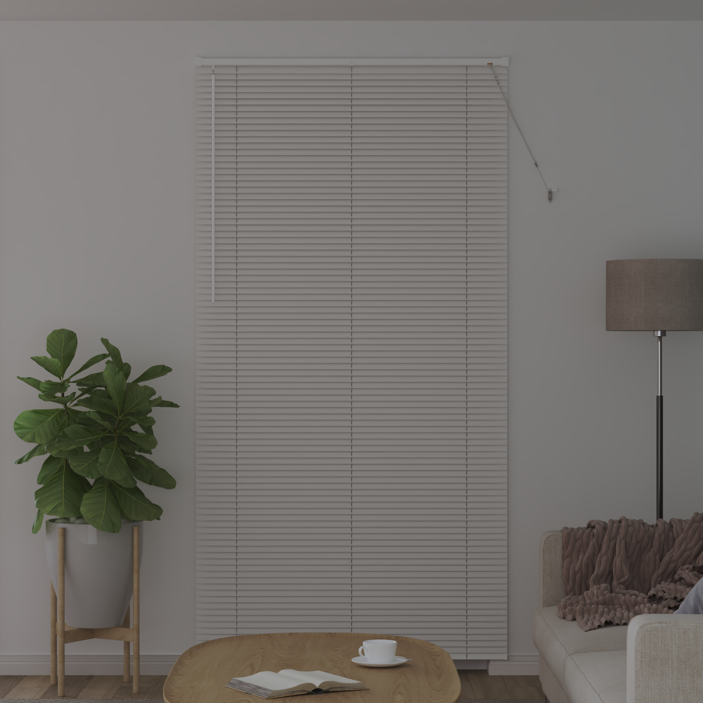 Zsalugáter Redőnyök Fehér 220 x 120 cm Alumínium