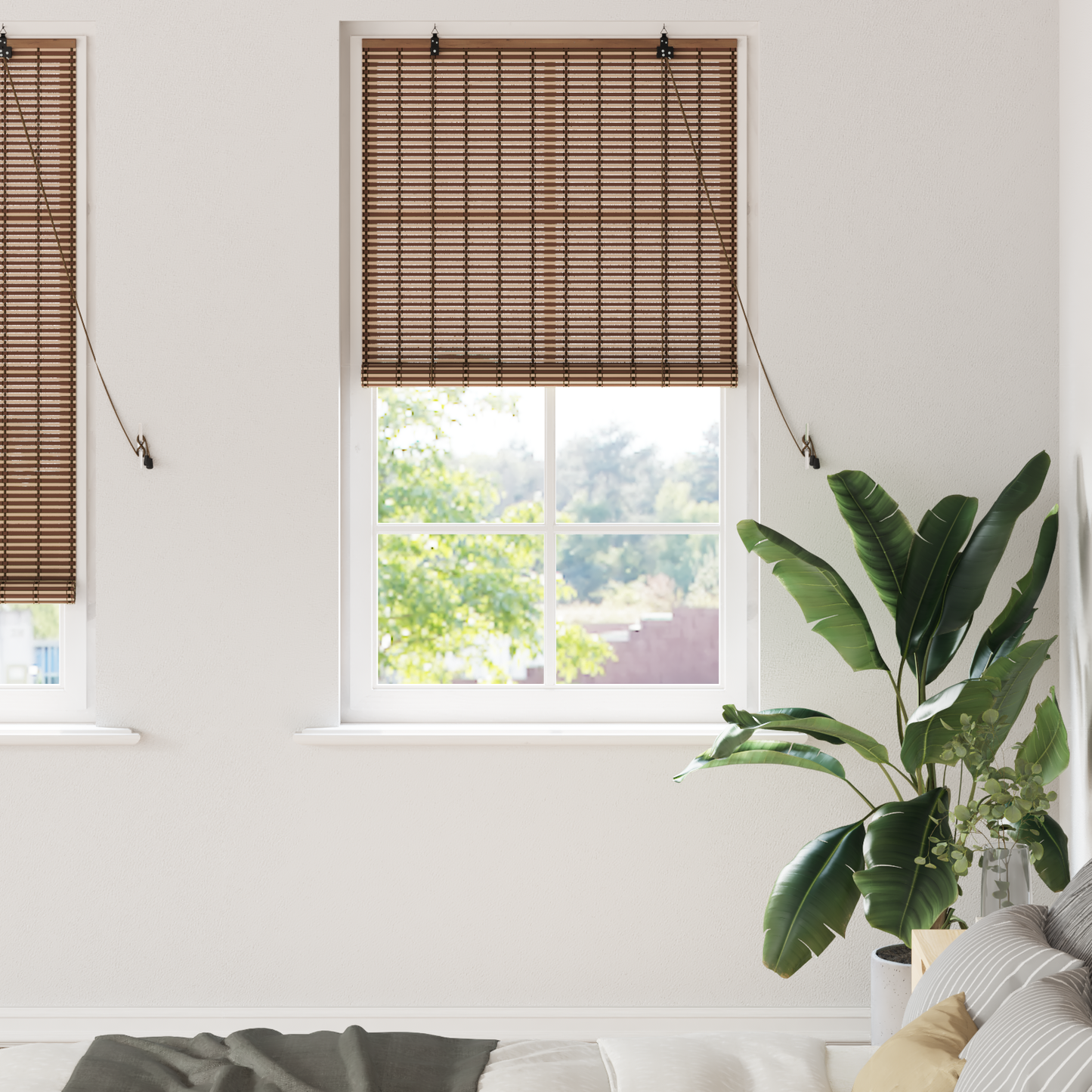 Roletta Barna 80 x 220 cm Bambusz