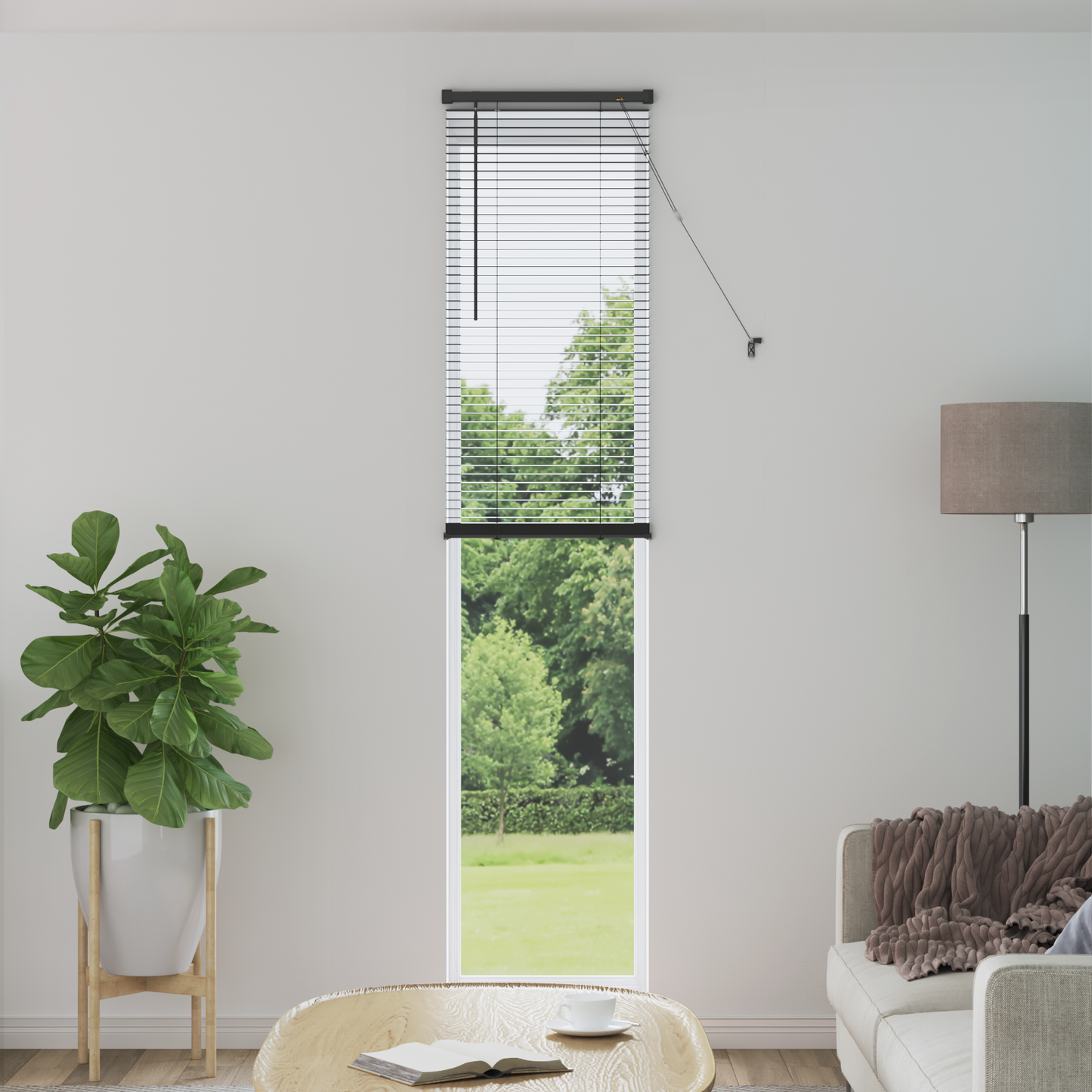 Zsaluzia Ezüst Szürke 213 x 40 cm 25 mm PVC