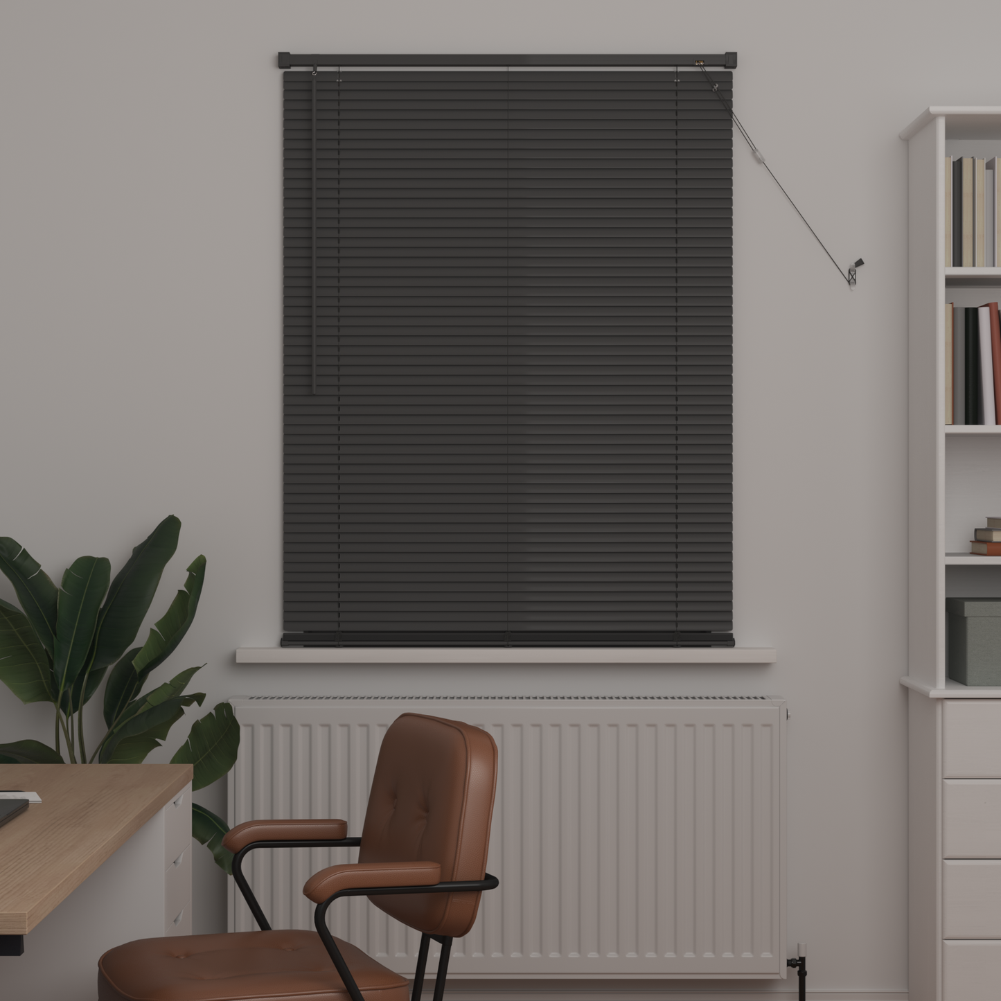 Zsaluzia Ezüst Szürke 150 x 100 cm 25 mm PVC