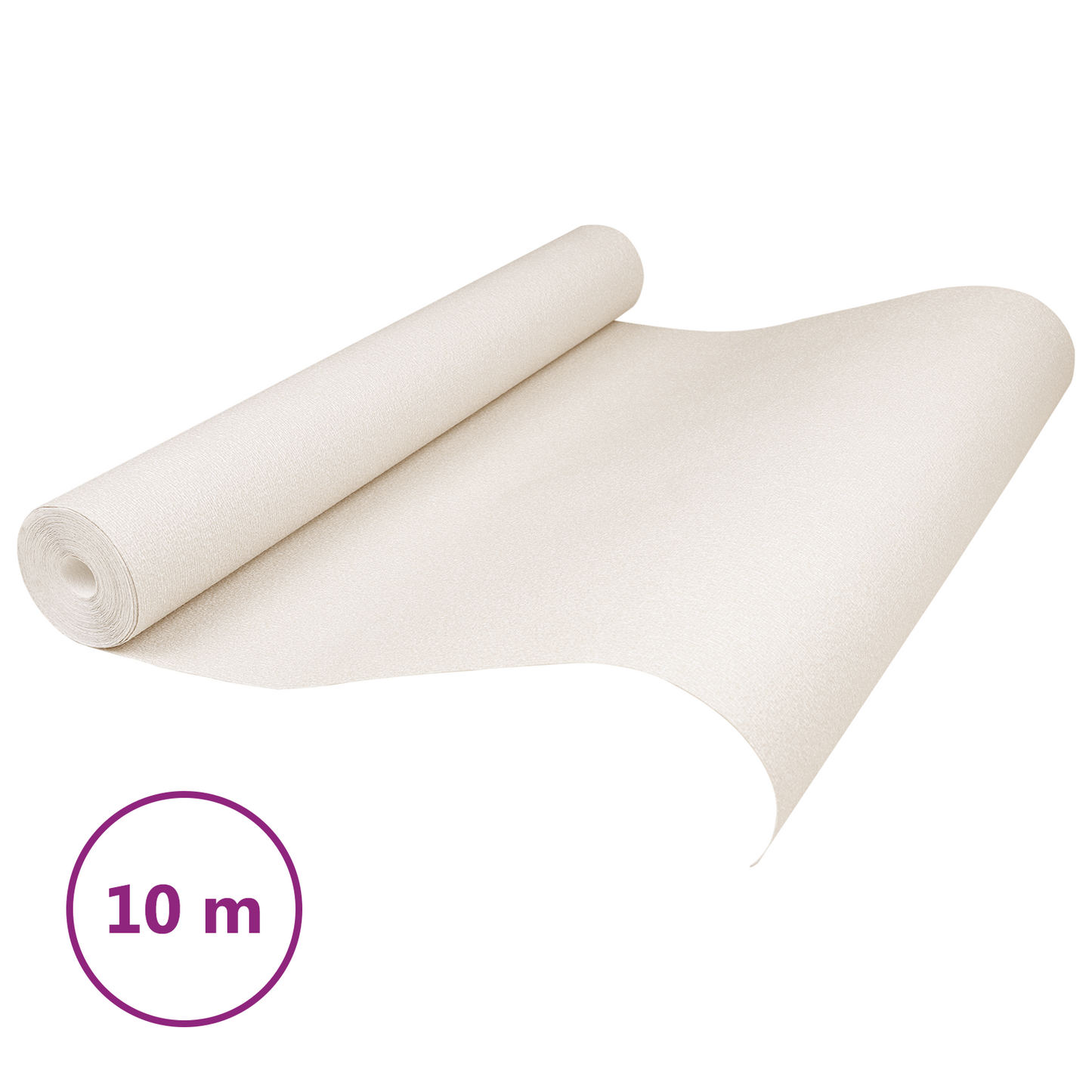 3D szilárd tapéta Csíkos Krémszínű 10 x 0,53 m Nem Szőtt Szövet