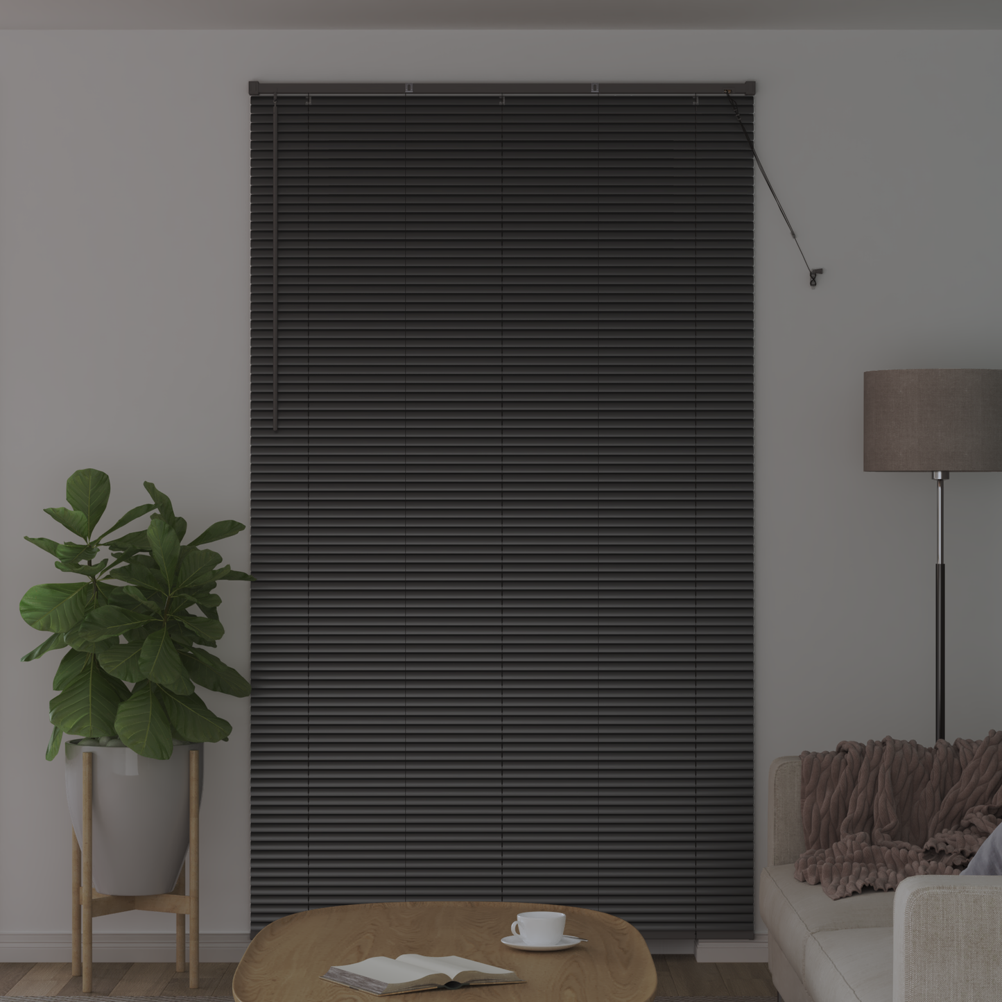 Zsalugáter Redőnyök Fekete 220 x 135 cm Alumínium