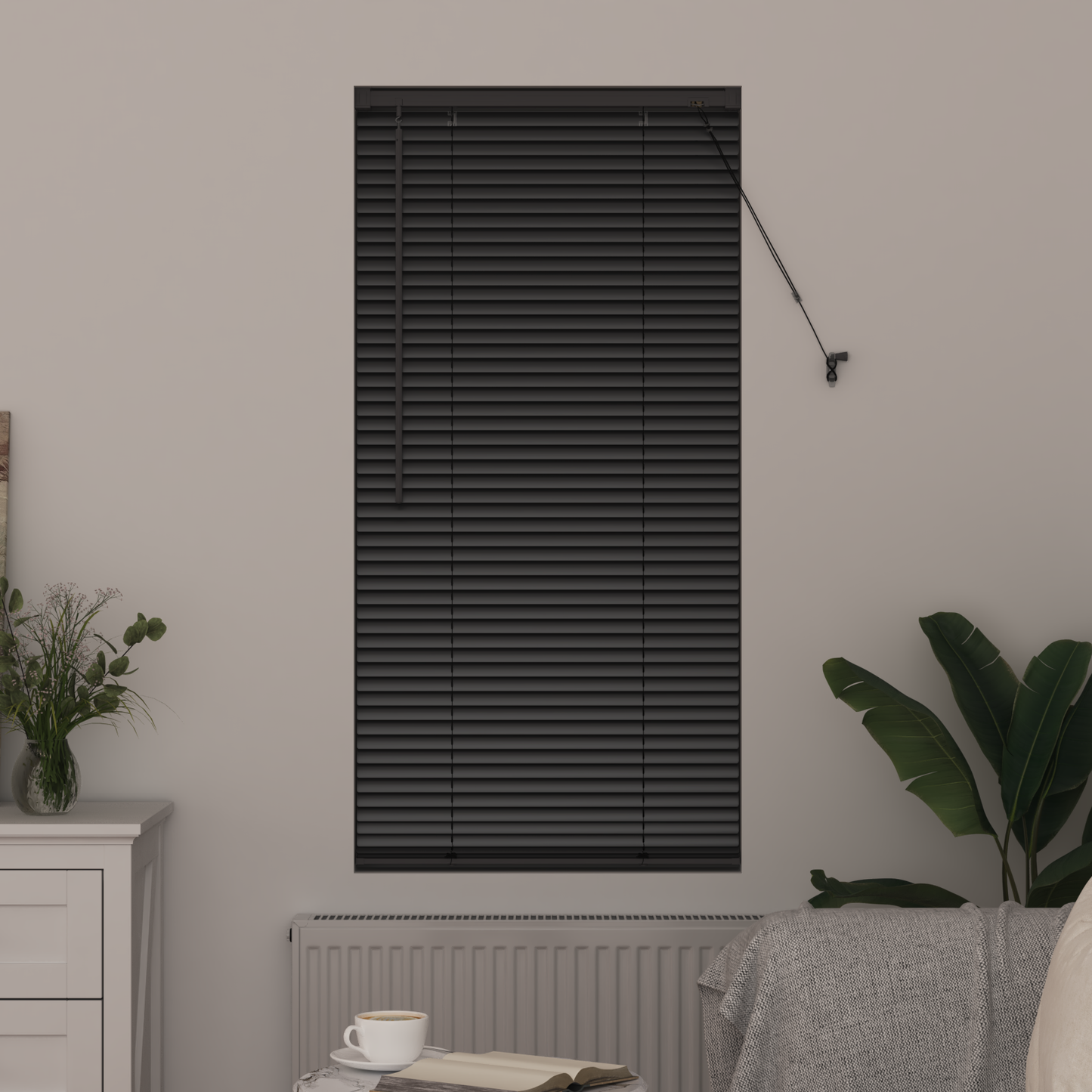 Zsalugáter Redőnyök Fekete 130 x 60 cm Alumínium