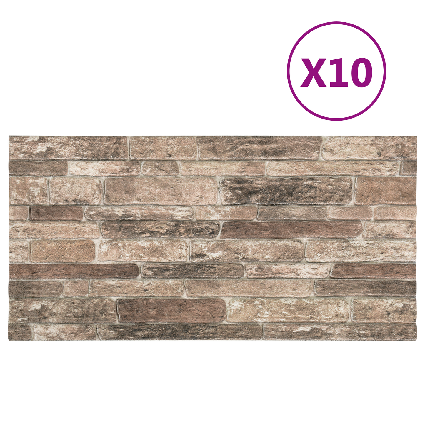 Fali panelek 10 pcs Sokszínű 100 x 50 cm EPS Hab