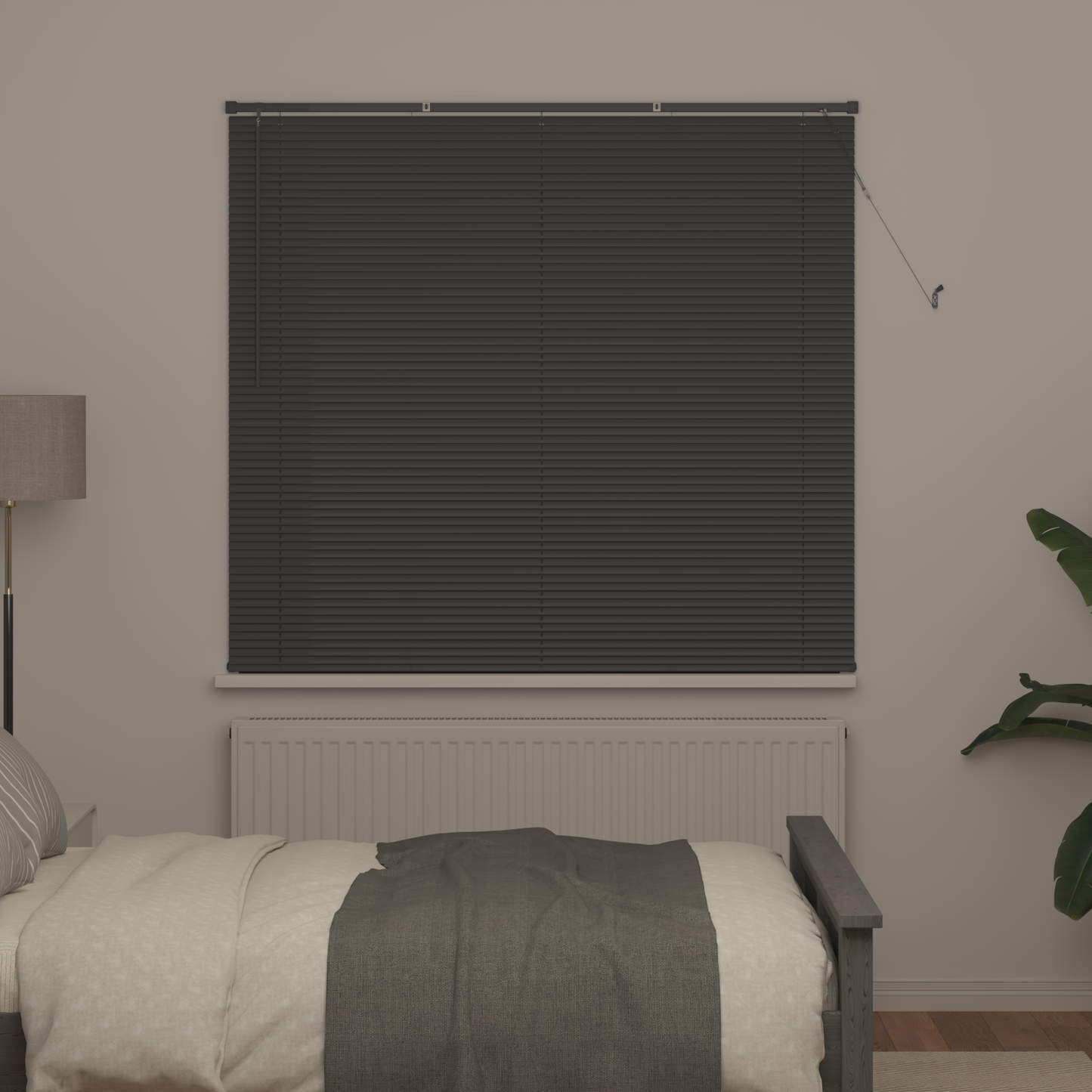 Zsaluzia Ezüst Szürke 150 x 140 cm 25 mm PVC