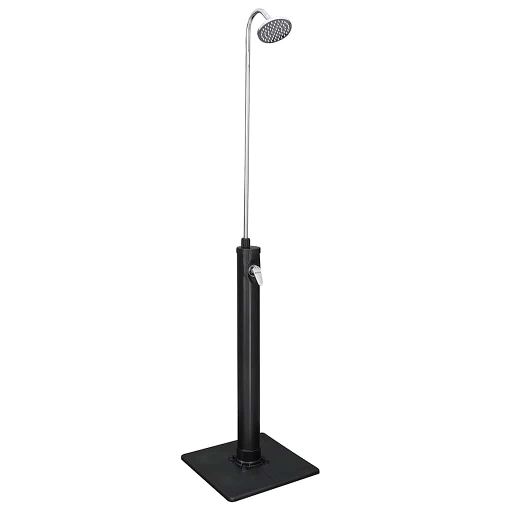 Solar Flow fekete kültéri zuhany 8 L
