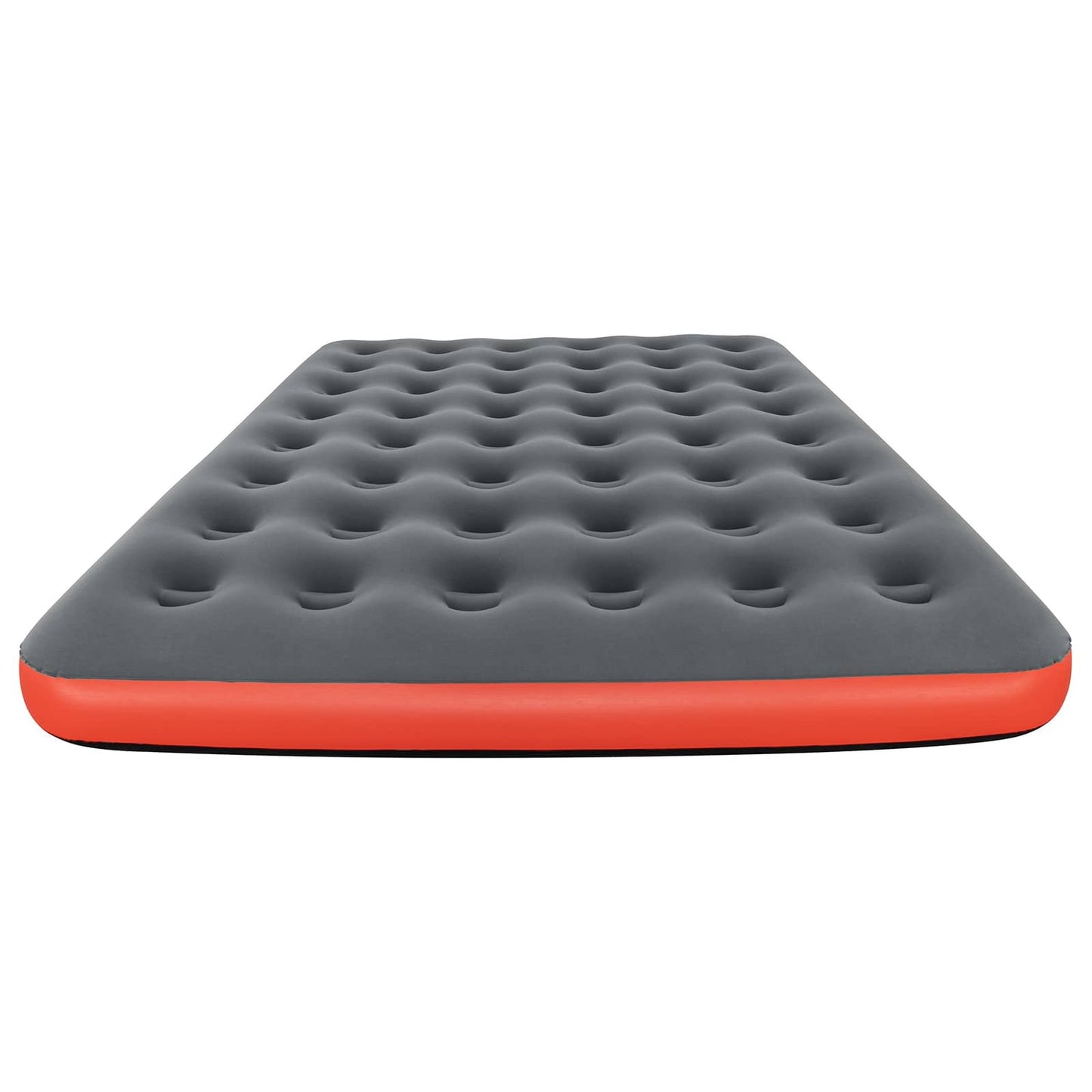 Légmatrac 2 személyes 203 x 152 x 22 cm Szürke és piros