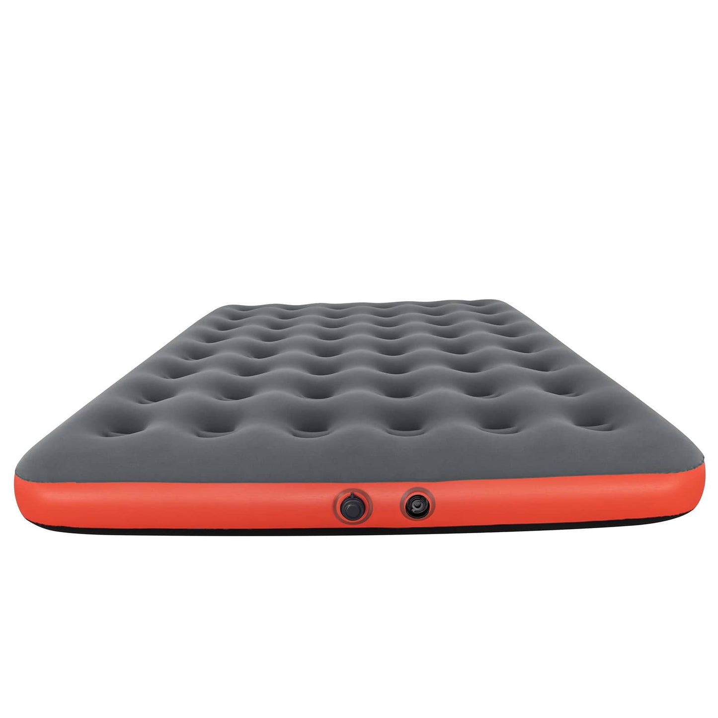 Légmatrac 2 személyes 203 x 152 x 22 cm Szürke és piros
