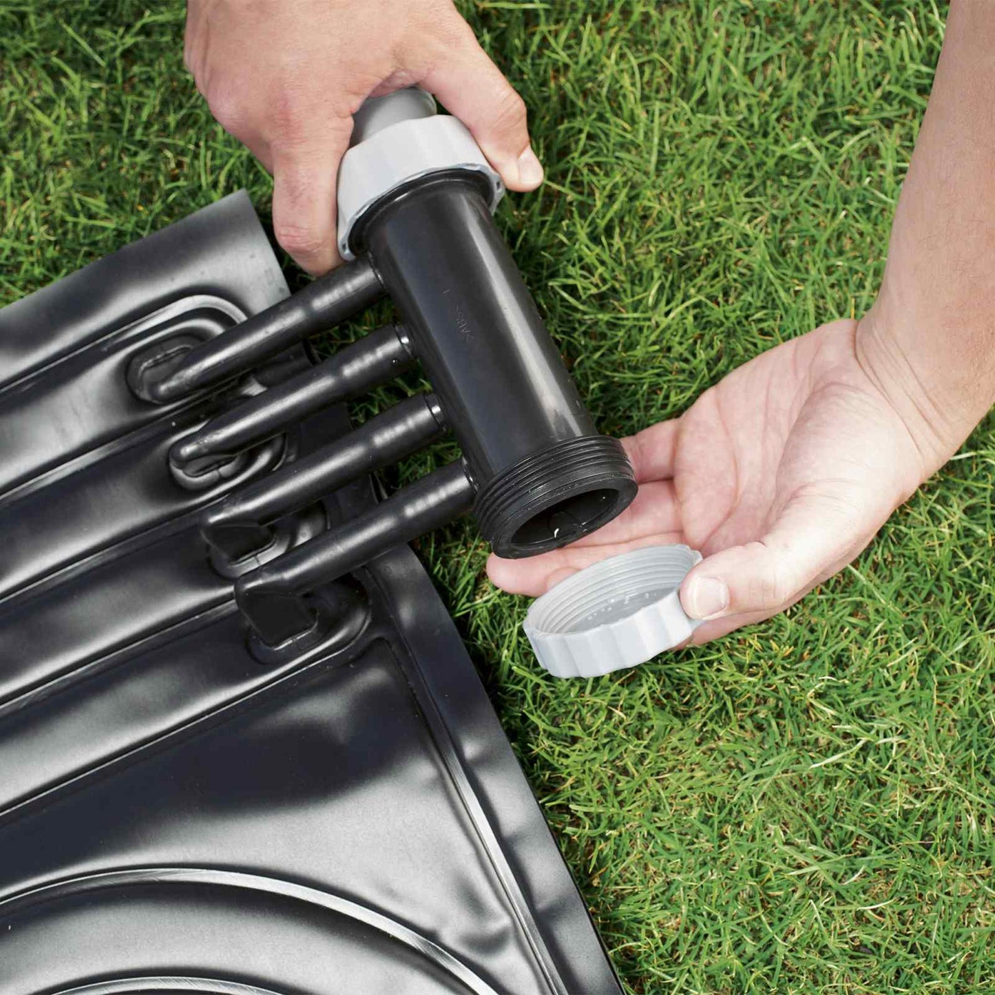 Napenergia Medence Fűtő Mat Fekete 110 x 171 cm PVC