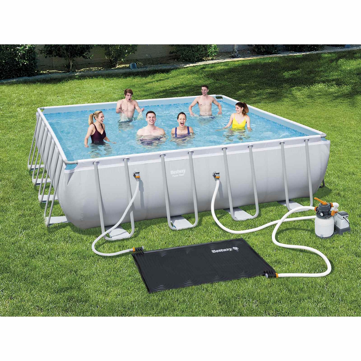 Napenergia Medence Fűtő Mat Fekete 110 x 171 cm PVC