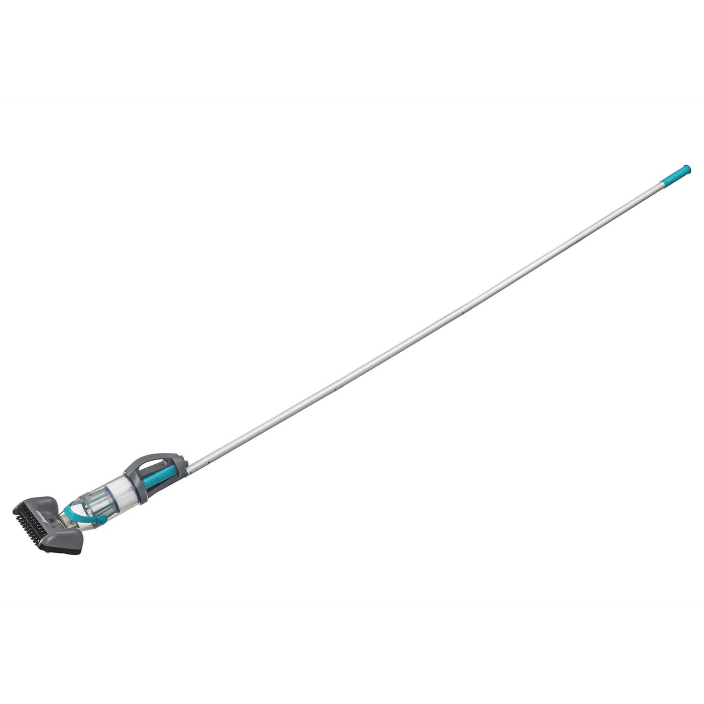 Medenceporszívó LED szalagokkal Szürke 610 cm ABS és acél
