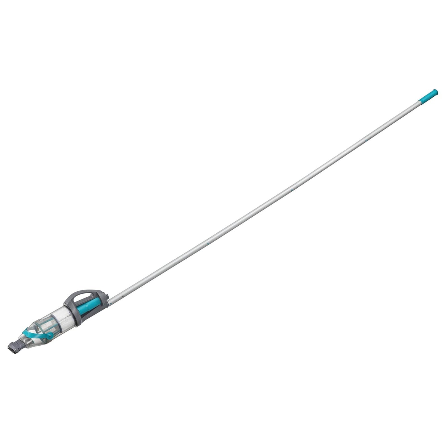 Medenceporszívó LED szalagokkal Szürke 610 cm ABS és acél