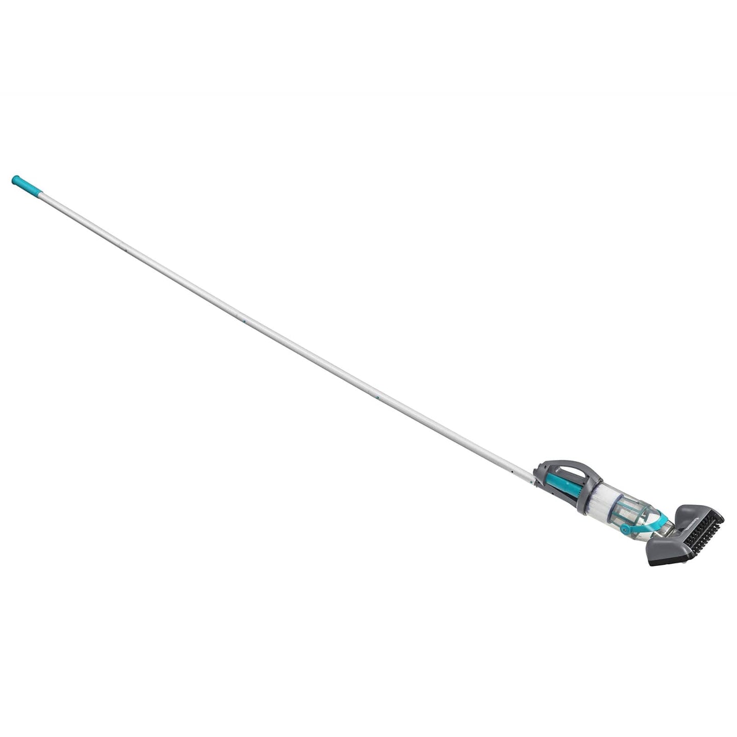 Medenceporszívó LED szalagokkal Szürke 610 cm ABS és acél