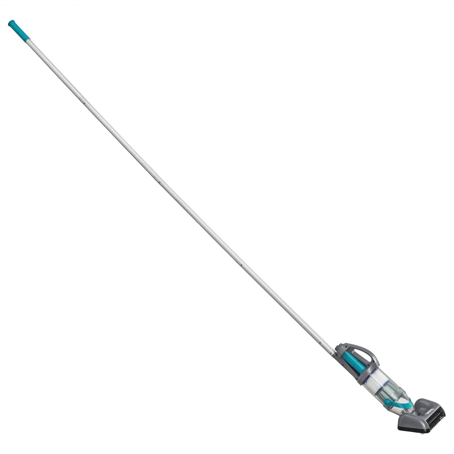 Medenceporszívó LED szalagokkal Szürke 610 cm ABS és acél
