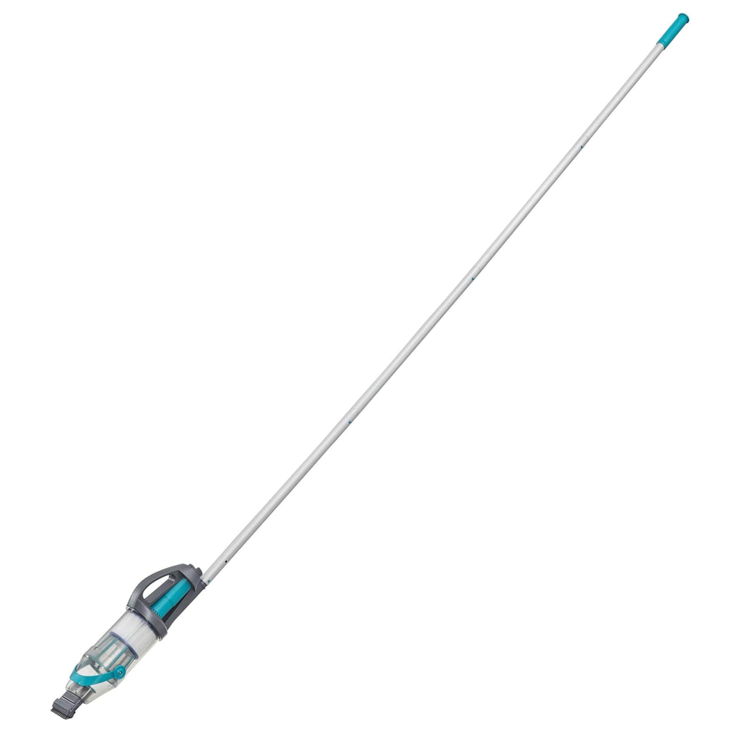 Medenceporszívó LED szalagokkal Szürke 610 cm ABS és acél