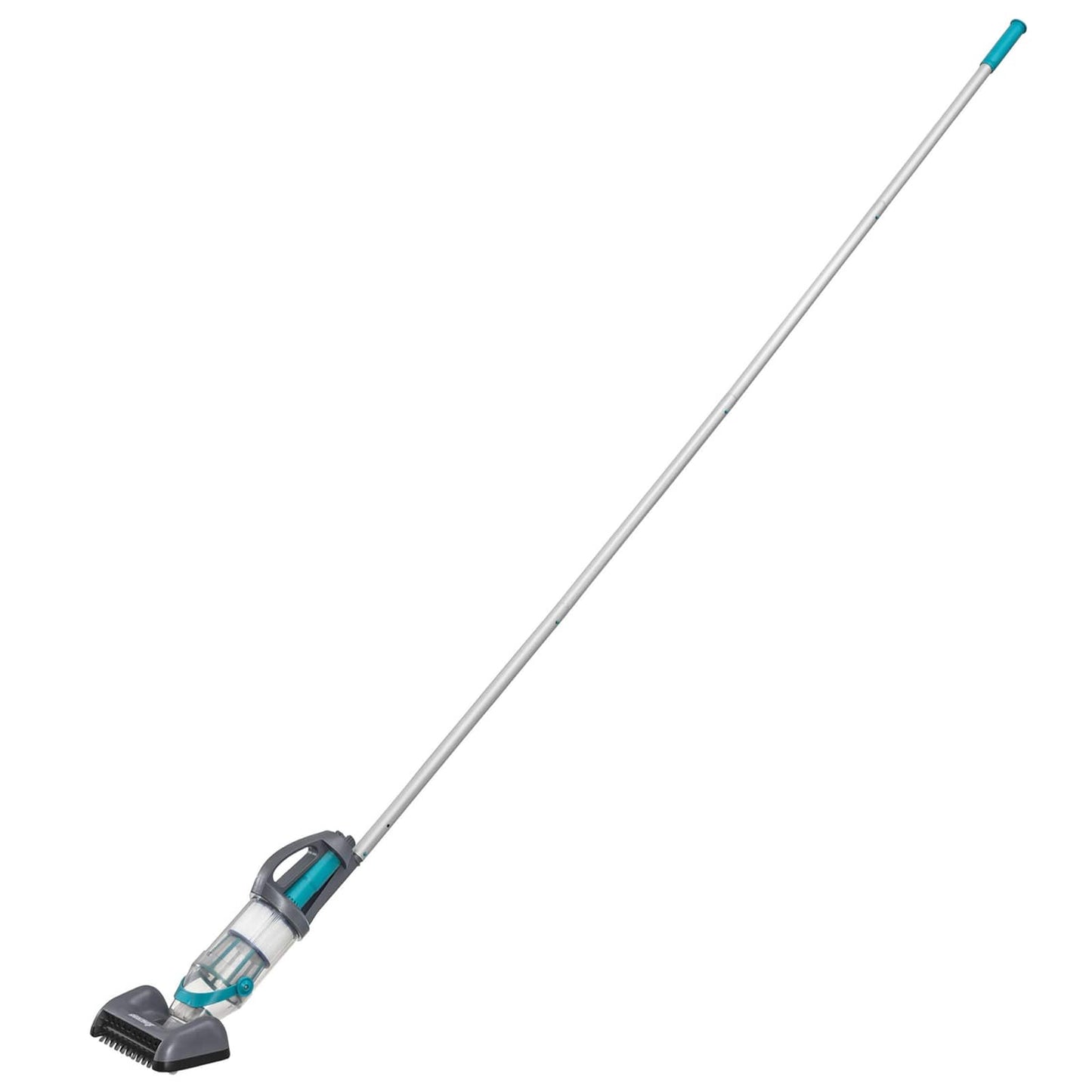 Medenceporszívó LED szalagokkal Szürke 610 cm ABS és acél