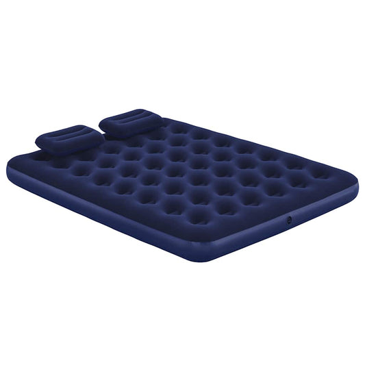 felfújható bolyhosított matrac párnával és pumpával 203 x 152 x 22 cm 67374
