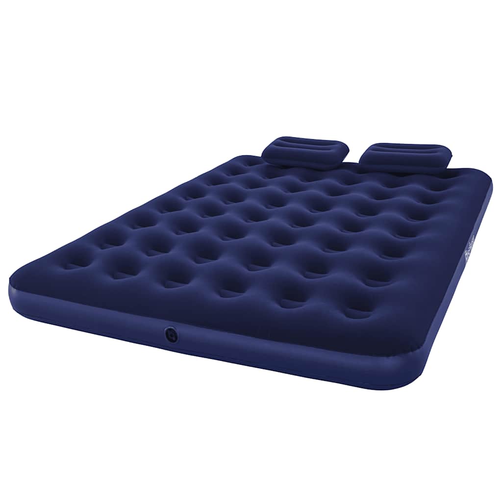 felfújható bolyhosított matrac párnával és pumpával 203 x 152 x 22 cm 67374