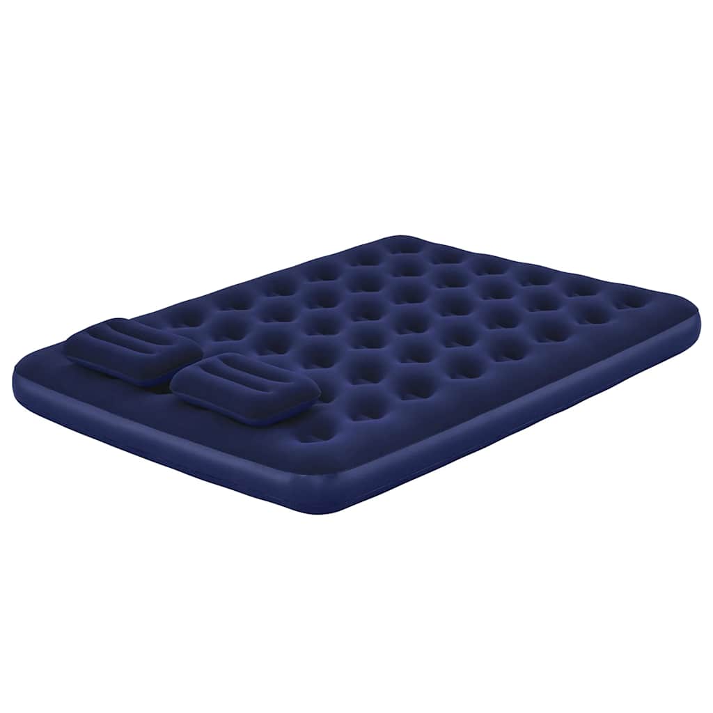felfújható bolyhosított matrac párnával és pumpával 203 x 152 x 22 cm 67374