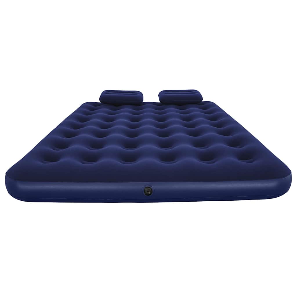 felfújható bolyhosított matrac párnával és pumpával 203 x 152 x 22 cm 67374