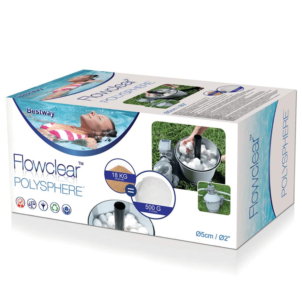 Flowclear Polysphere 58475 szűrőgolyók 500 g