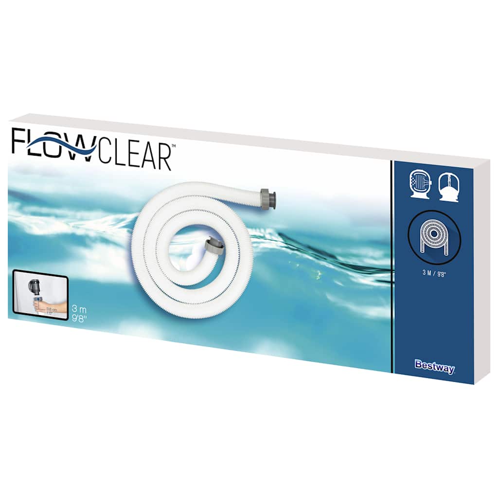 Flowclear póttömlő 38 mm
