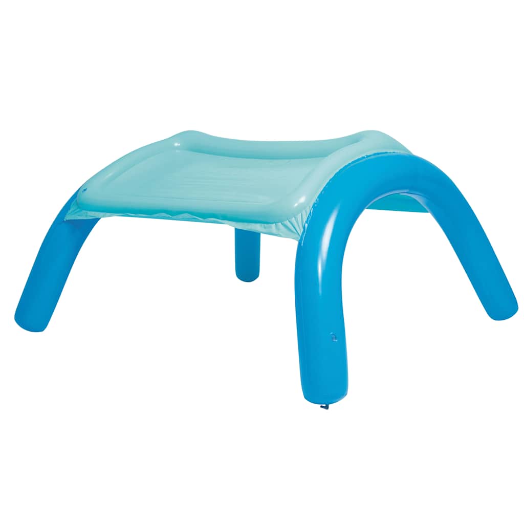 52192 kék színű védőtetős gyerekmedence 140 x 140 x 114 cm