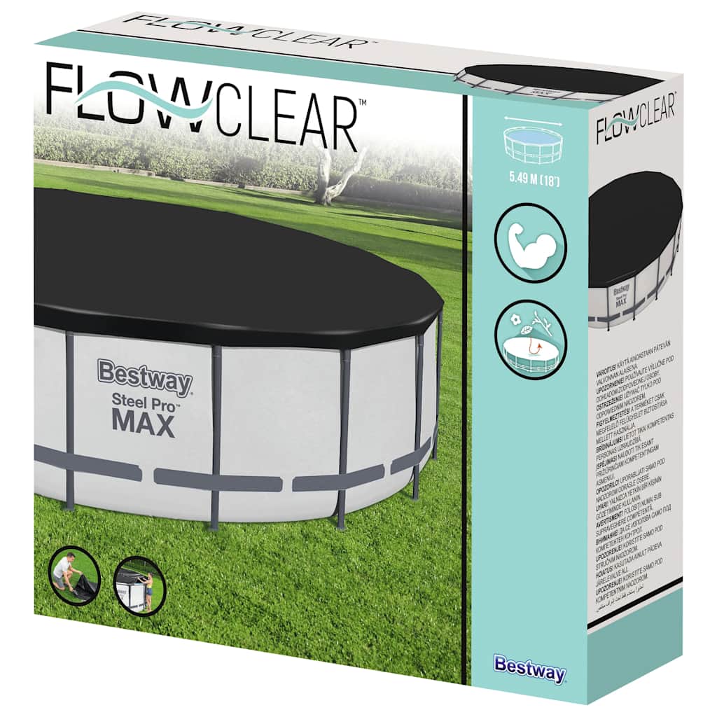 Flowclear Fast Set medencetakaró 555 cm