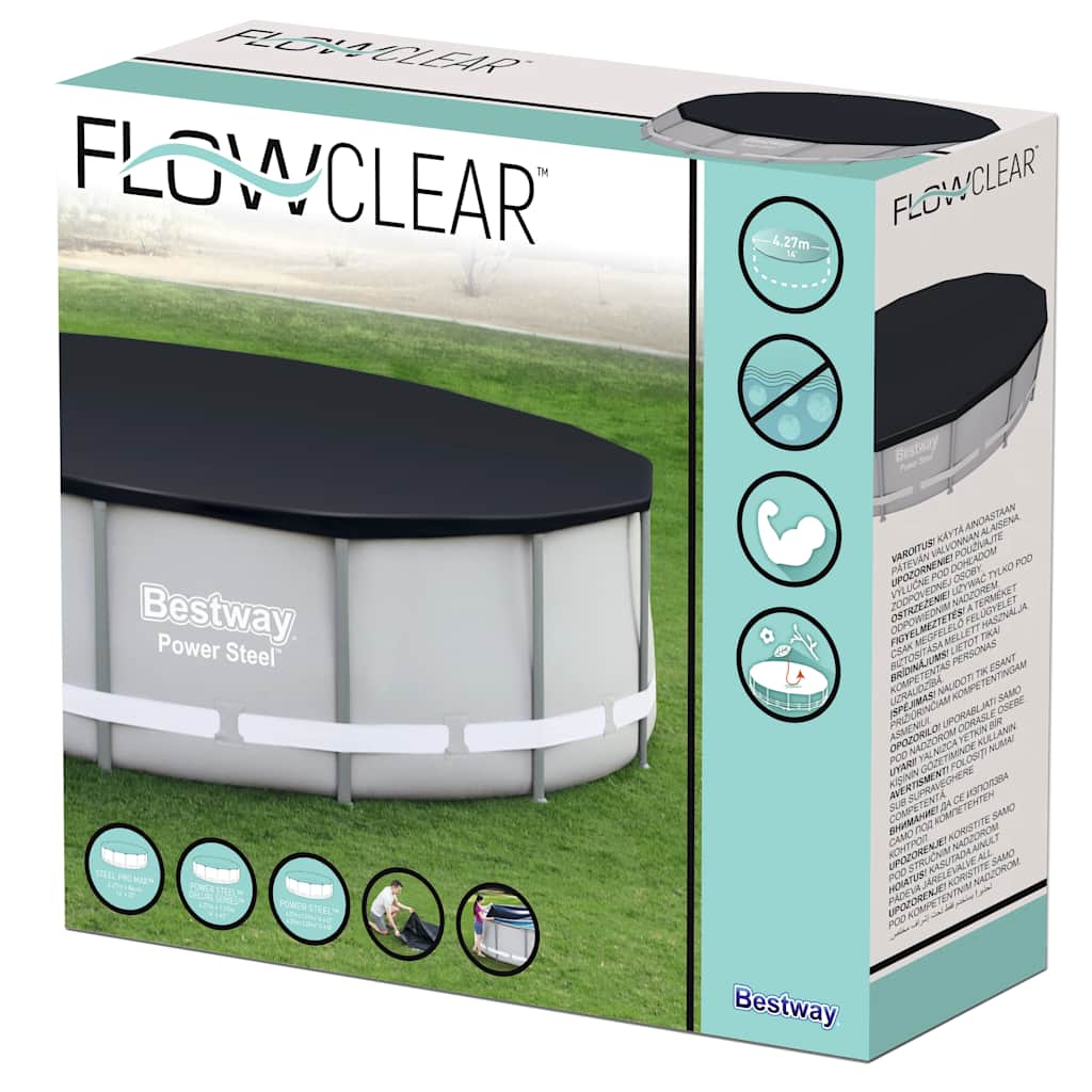 Flowclear medencetakaró 427 cm