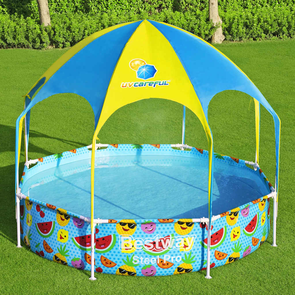 Steel Pro UV Careful talaj feletti gyerekmedence 244 x 51 cm