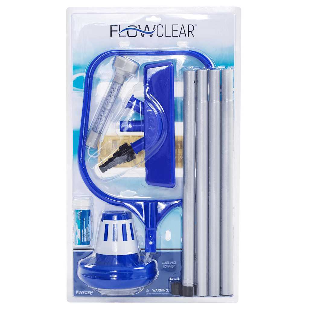 Flowclear talaj feletti medencetisztító készlet