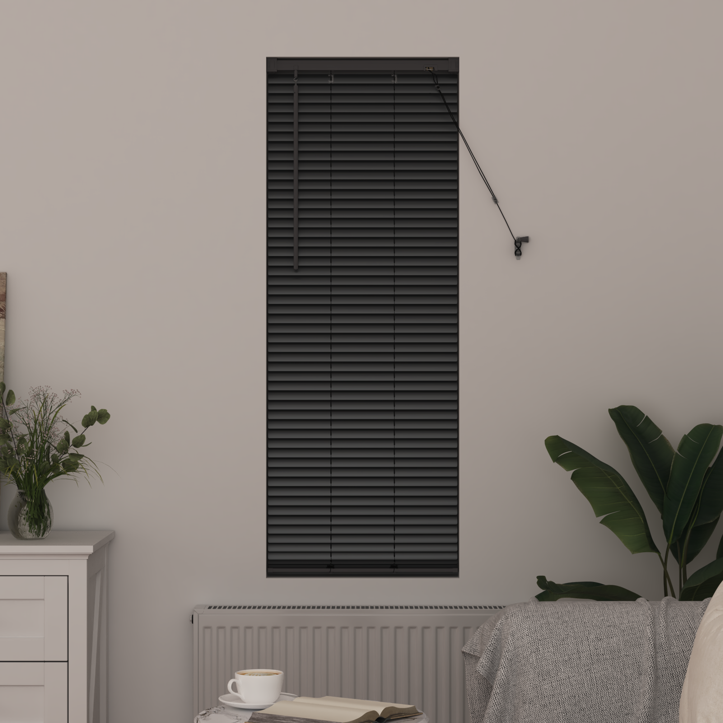 Zsalugáter Redőnyök Fekete 175 x 45 cm Alumínium