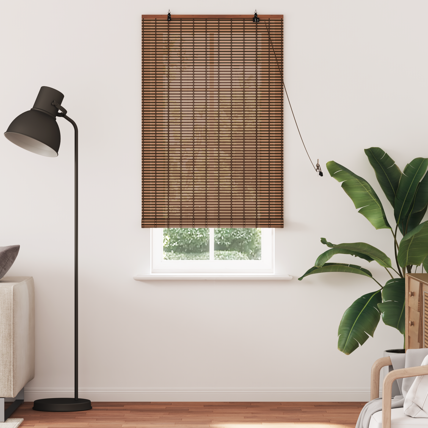 Roletta Barna 80 x 220 cm Bambusz