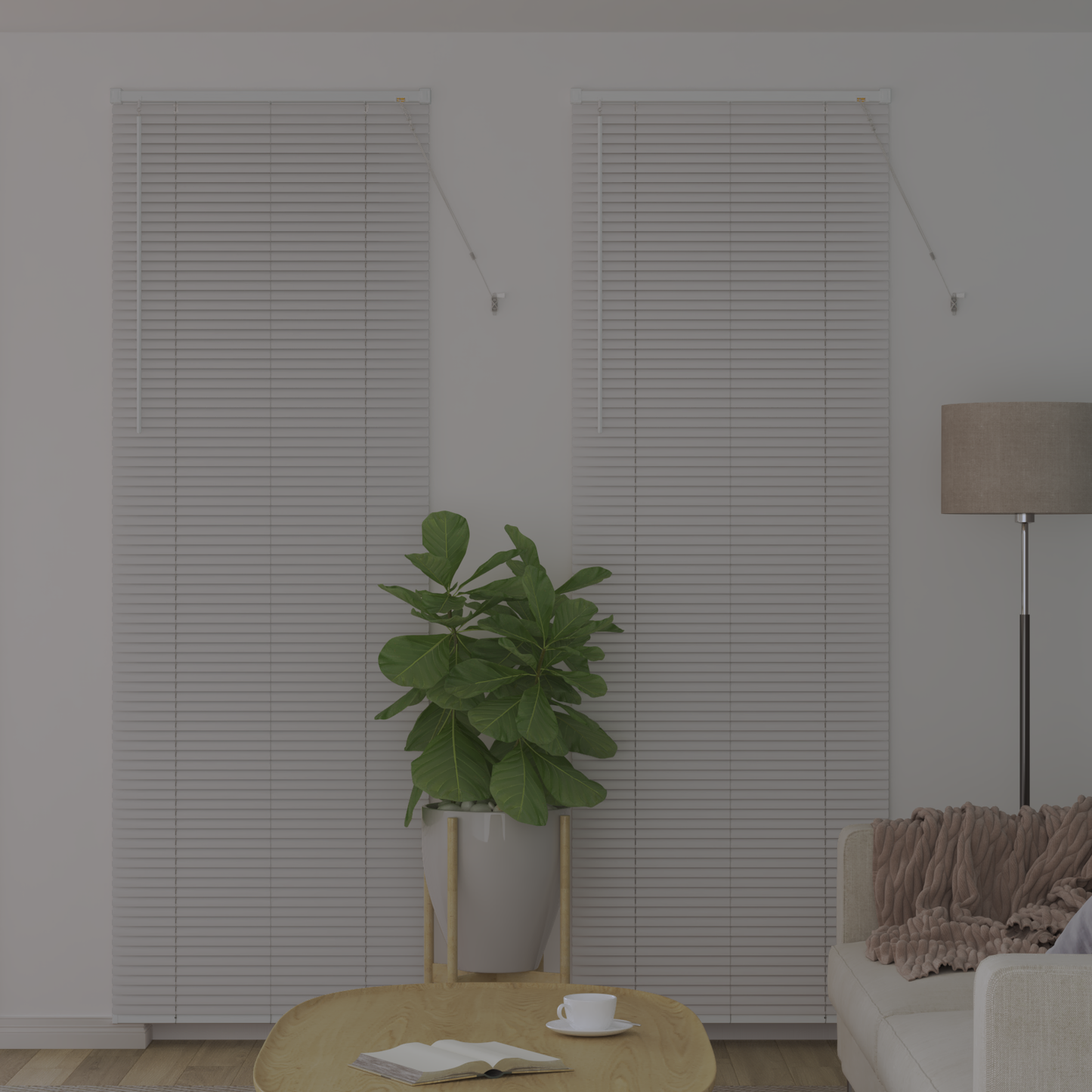 Zsalugáter Redőnyök Fehér 220 x 75 cm Alumínium