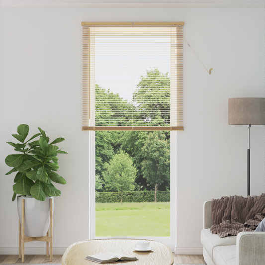 Zsaluzia Világos barna mintával 213 x 80 cm 25 mm PVC