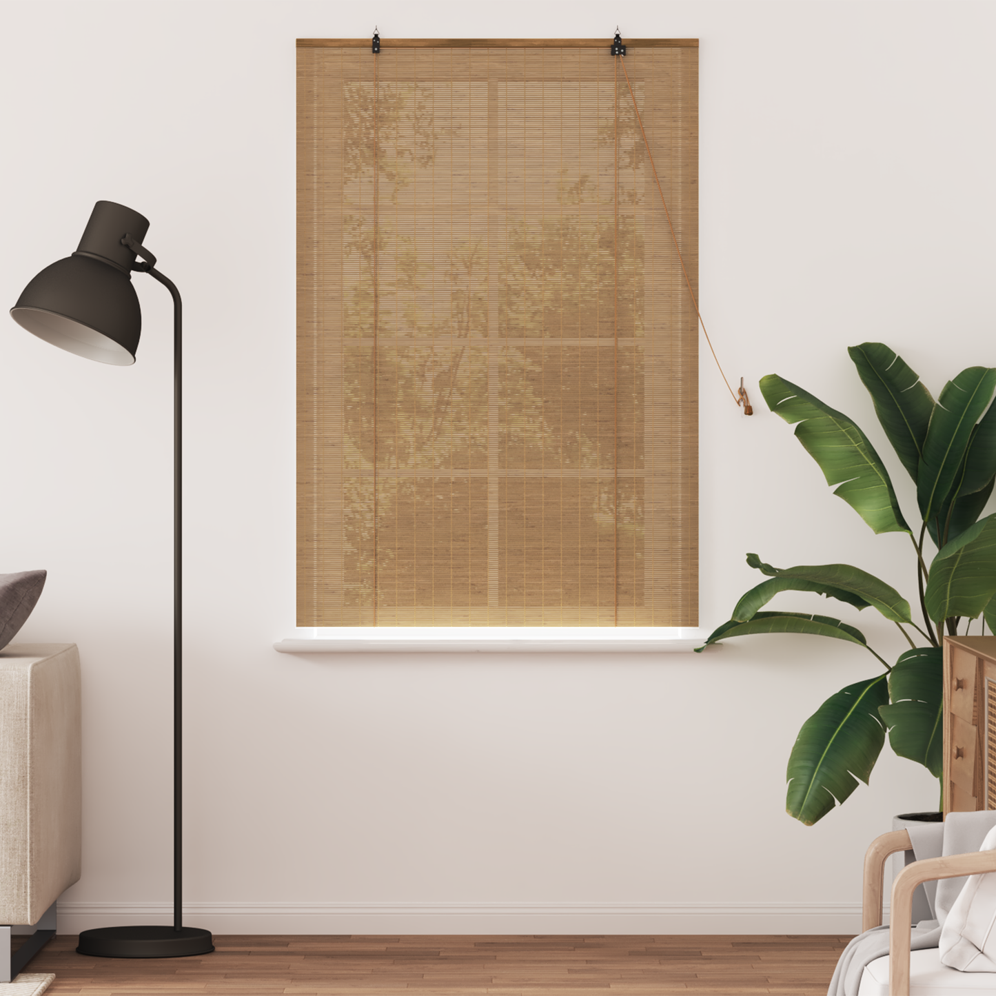 Roletta Barna 100 x 160 cm Bambusz