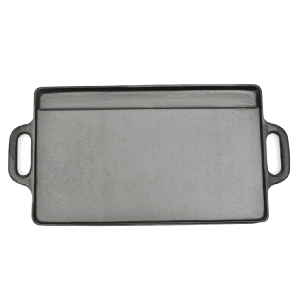 2 db megfordítható öntöttvas grilltálca 38 x 23 cm
