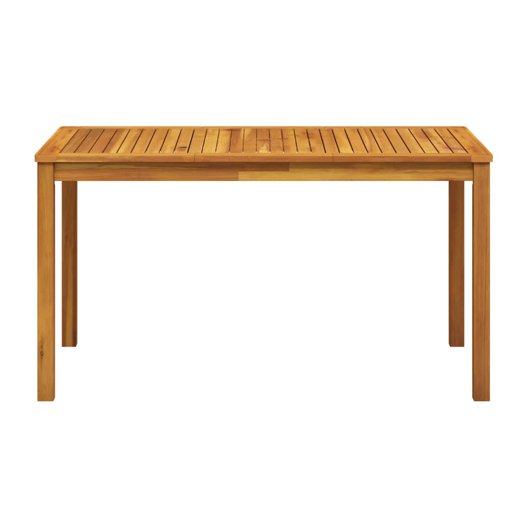 tömör akácfa kerti asztal 140 x 80 x 74 cm