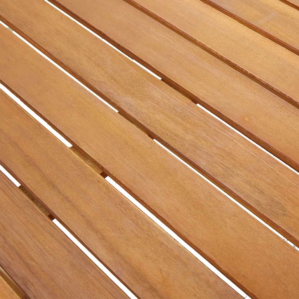 tömör akácfa kerti asztal 140 x 80 x 74 cm