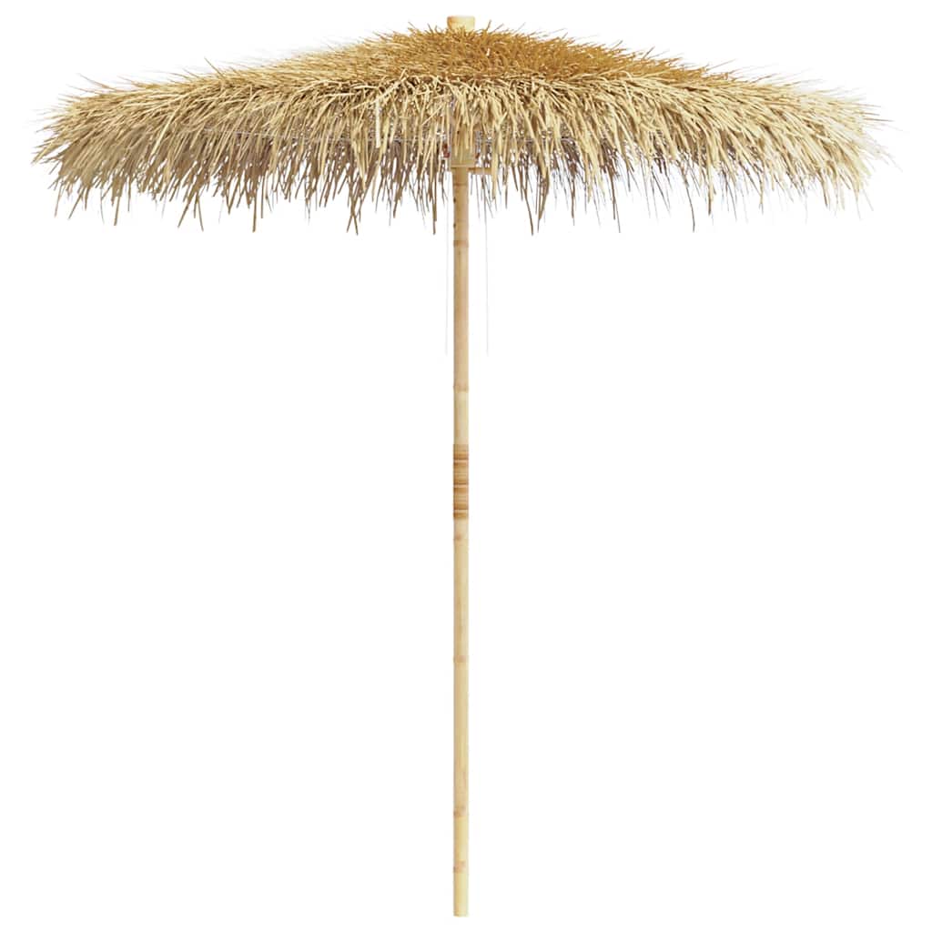 bambuszernyő banánlevél tetővel 210 cm