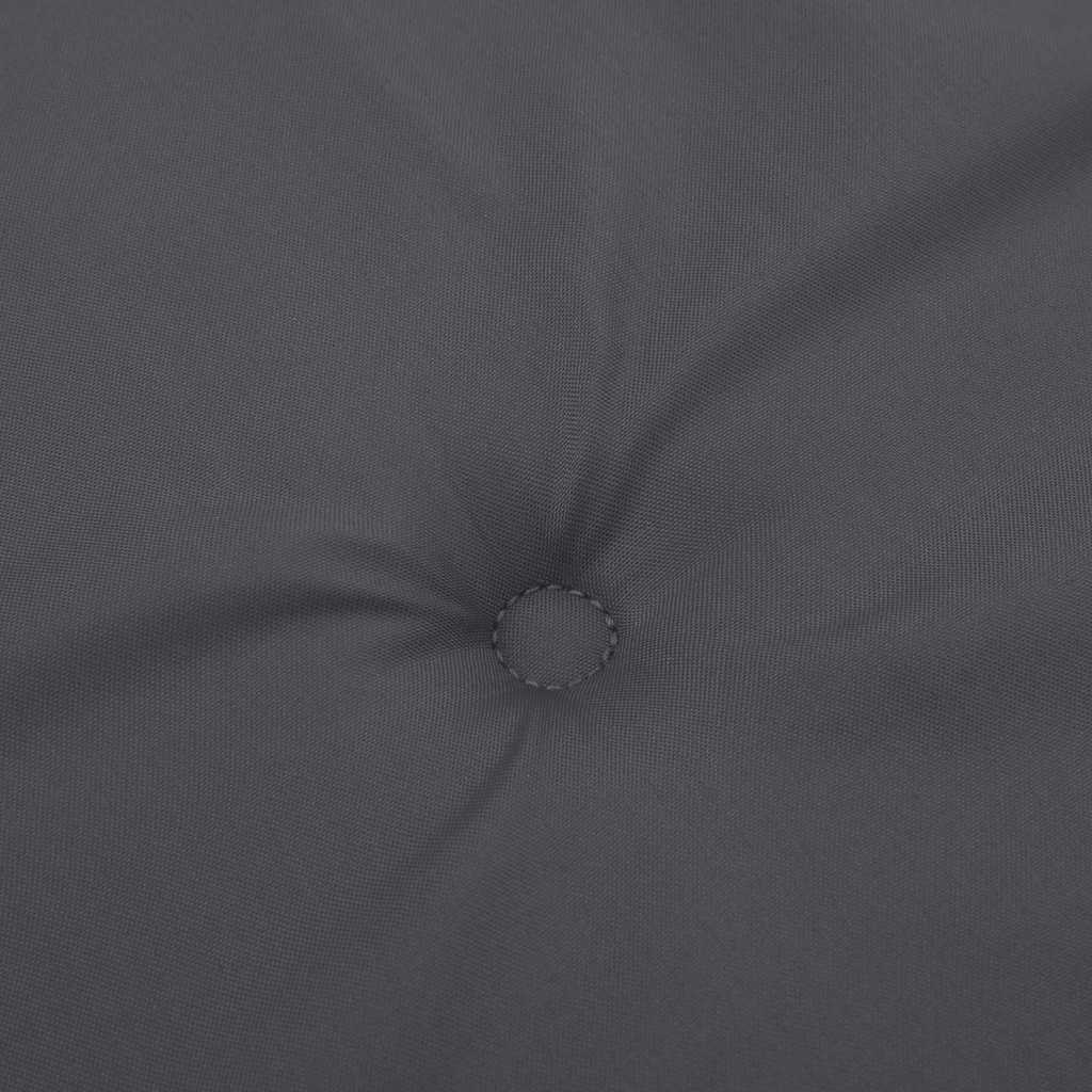 antracitszürke oxford szövet kerti padpárna 100x50x3 cm