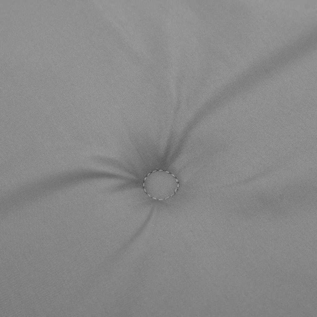 szürke oxford szövet kerti padpárna 150x50x3 cm