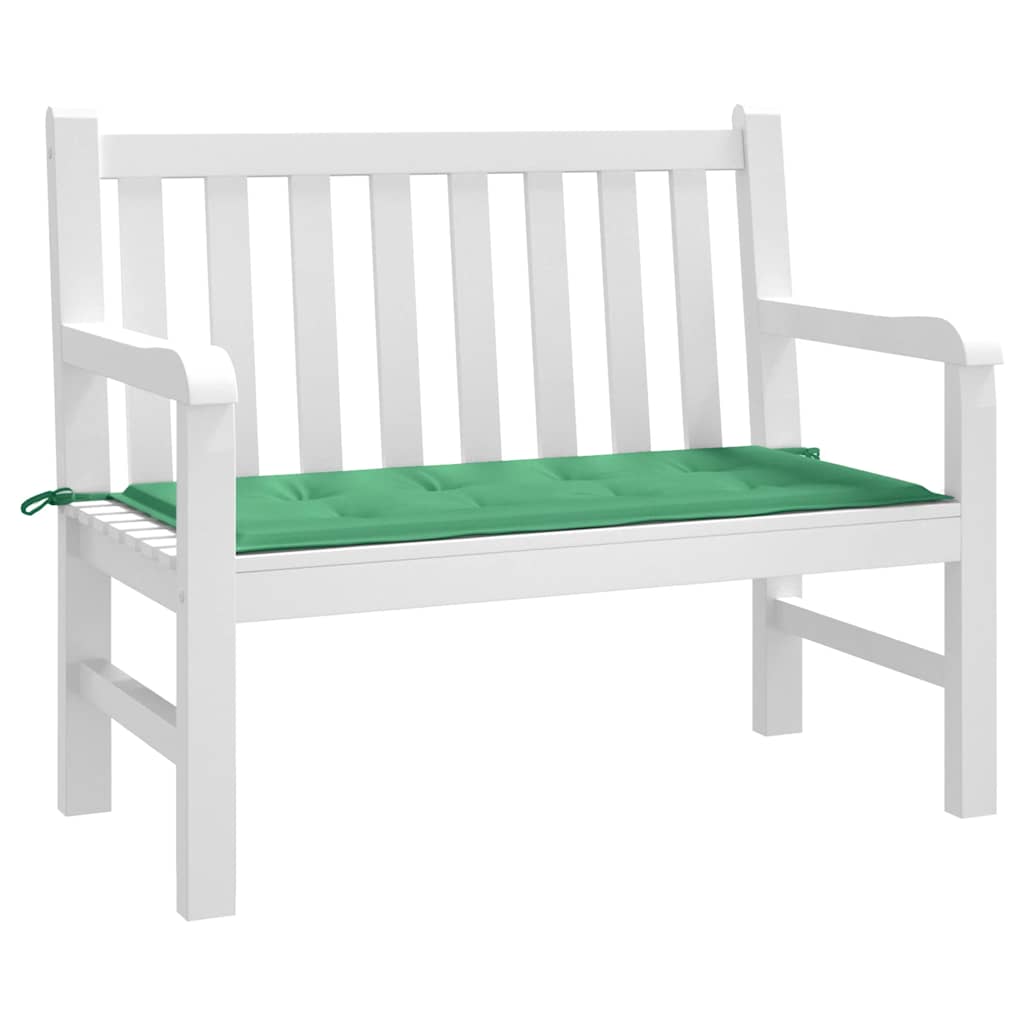 zöld oxford szövet kerti padpárna 120x50x3 cm