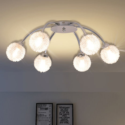 mennyezeti lámpa 6 db 240 W-os G9-es LED izzóval