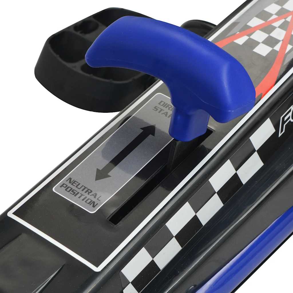 pedálos gokart kocsi állítható üléssel kék