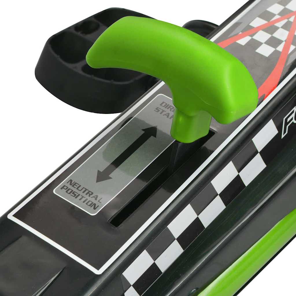 pedálos gokart kocsi állítható üléssel zöld